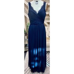 BHLDN Hitherto Fleur Dress in Navy